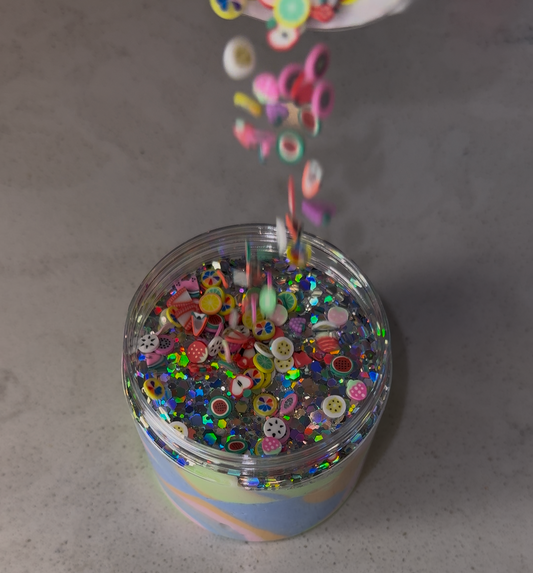 Fruit Slices Slime 🍉🍋🍓🍊